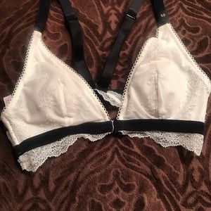 Victoria Secret black and White bralette
